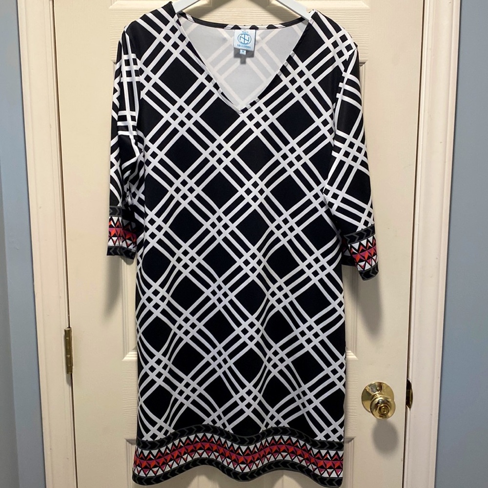 Tracy Negoshian Stretch Sheath Dress EUC